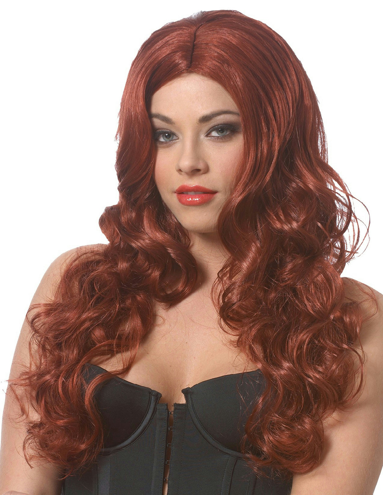 Long Natural Red Sultry Adult Costume Wig by HalloweenStore.com