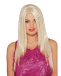 Long Blonde Celebrity Straight Adult Costume Wig by HalloweenStore.com