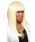 Blonde Rapaliscious Hip Hop Rock Star Model Nicki Minaj Adult Costume Wig by HalloweenStore.com