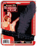Forum Novelties Black Sequin Flapper Headband by Masquerade