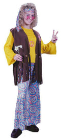 70s Retro Hippie Chick Womens Adult Ladies Costume by HalloweenStore.com