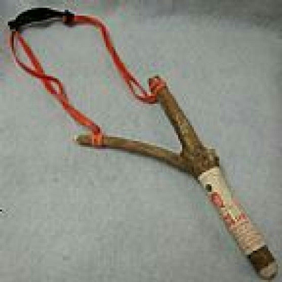 Bark Tree Limb Handle Sling Shot by HalloweenStore.com