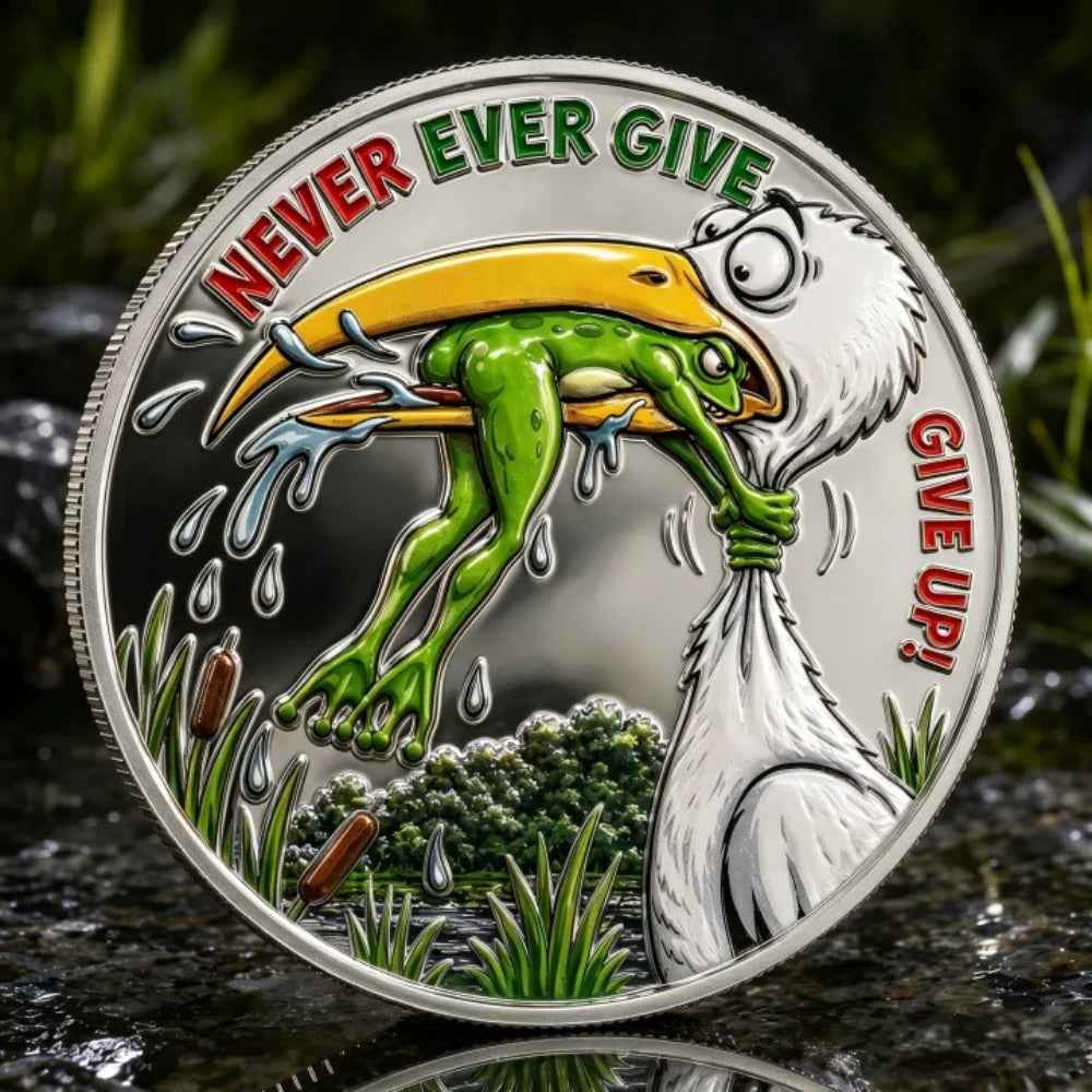 Premium Embossed 'Triumph & Grit' Collector'S Coin - Limited Edition