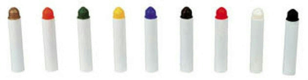 Mehron Grease Makeup Crayon Silver 0.2 oz by HalloweenStore.com
