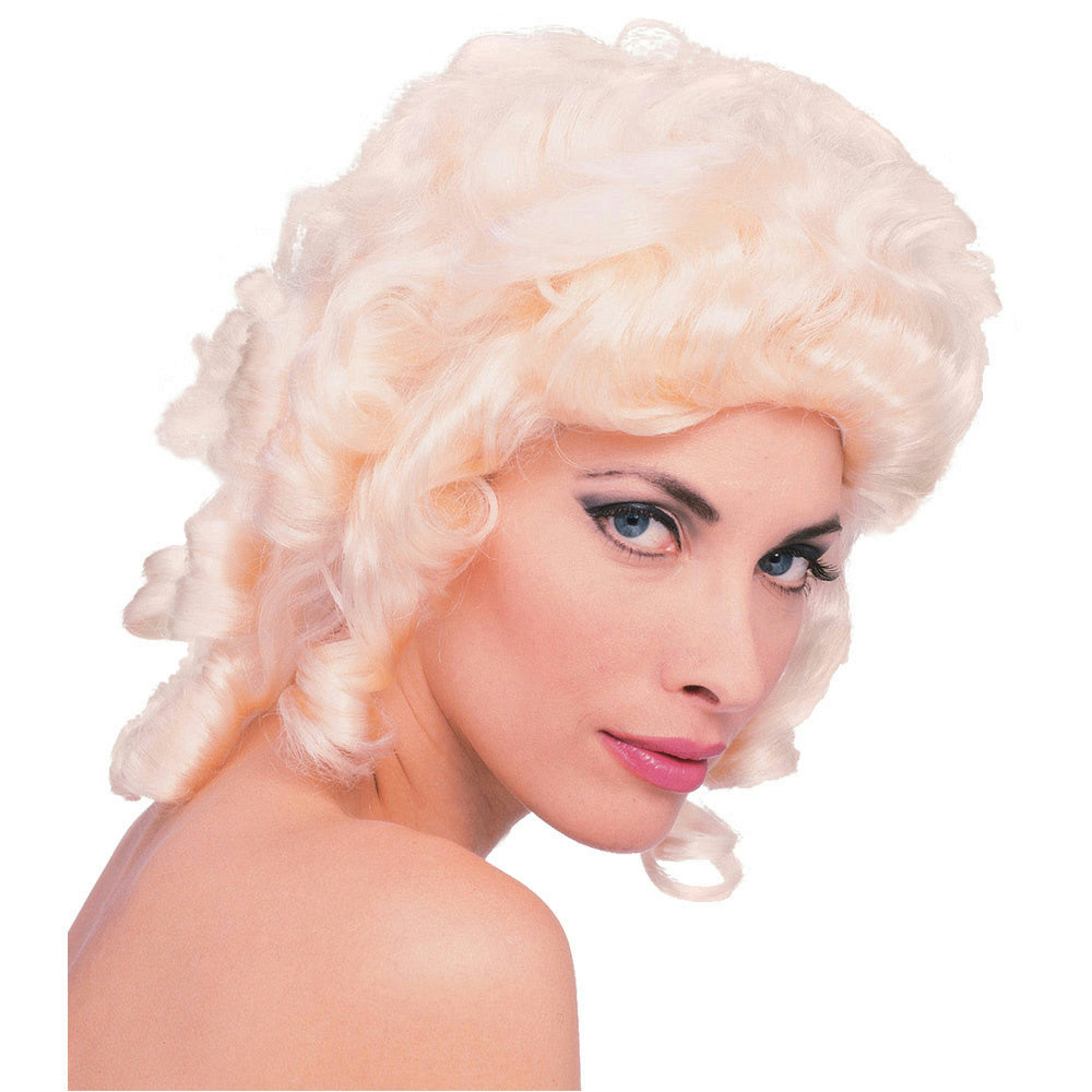 Blonde Southern Belle Spiral Curl Wig by HalloweenStore.com