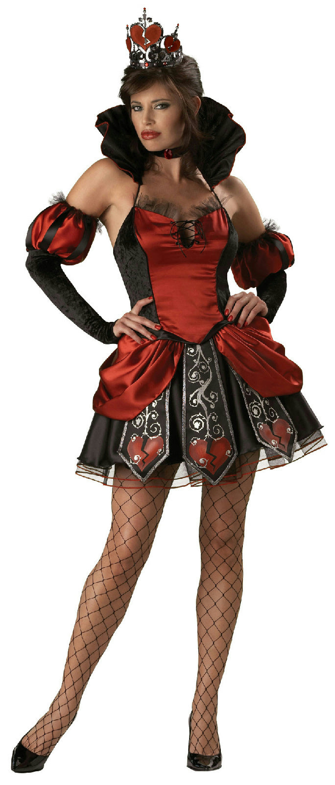 Queen of Broken Hearts Deluxe Adult Costume XS by HalloweenStore.com