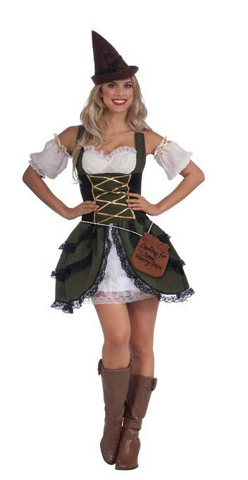 Robyn the Rich Sexy Bandit Robin Hood Female Adult Costume by HalloweenStore.com