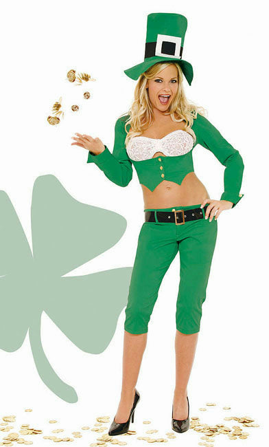 Sassy Lass Sexy Leprechaun Adult Costume St. Patricks Day XL by HalloweenStore.com