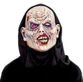 Foam Faces Putrid Adult Grotesque Mask with Attached Black Hood by HalloweenStore.com