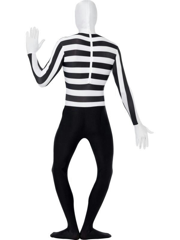 Men's Mime Second Skin Costume Size XL 46-48 chest by HalloweenStore.com