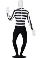 Men's Mime Second Skin Costume Size XL 46-48 chest by HalloweenStore.com