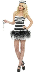 Fever Convict Cutie Adult Costume Size Medium by HalloweenStore.com