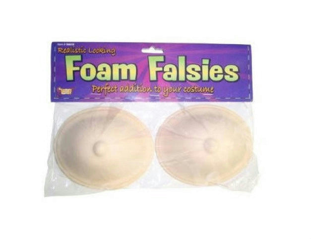 Foam Boobs Falsies Fake Breasts Bra Inserts by HalloweenStore.com