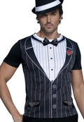 Fever Male Gangster Suit Tuxedo Costume Shirt Size Medium by HalloweenStore.com