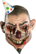 Boozo Creepy Party 3/4 Vinyl Adult Clown Mask by HalloweenStore.com