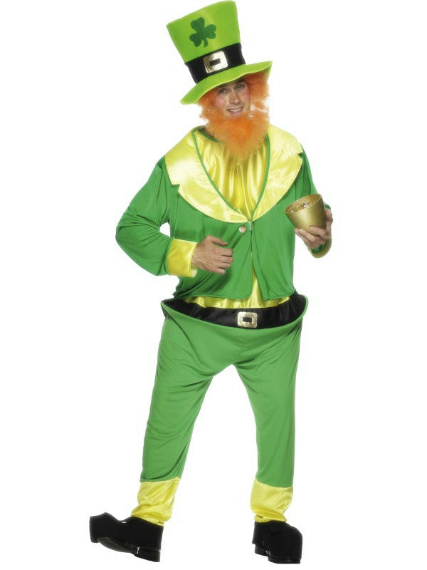 Leprechaun Adult Costume Irish St Patricks Day by HalloweenStore.com