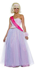 50's Prom Queen Adult Costume by HalloweenStore.com