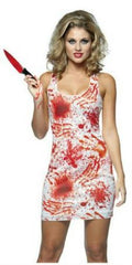Bloody Tank Dress Adult Costume Size 4-10 by HalloweenStore.com
