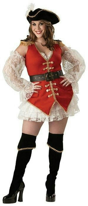Pirate Treasure Plus Size Sexy Deluxe Pirate Adult Costume XL by HalloweenStore.com