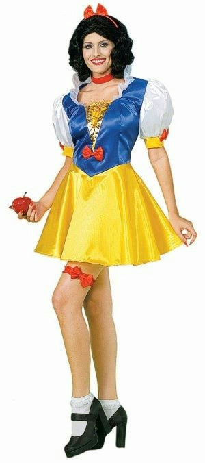 Sexy Short Snow White Adult Costume by HalloweenStore.com