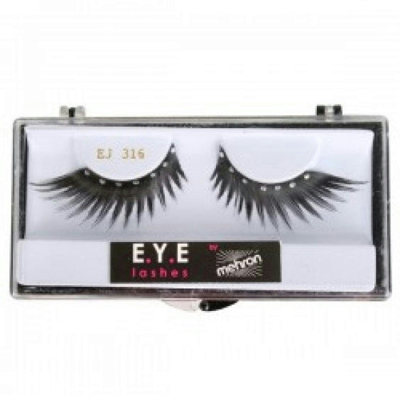 Mehron E.Y.E. Diamond Feather False Eyelashes by HalloweenStore.com