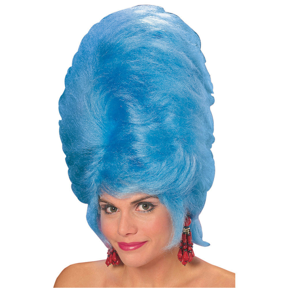 Retro 60's Big Hair Beehive Wig Blue Marge Simpson by HalloweenStore.com