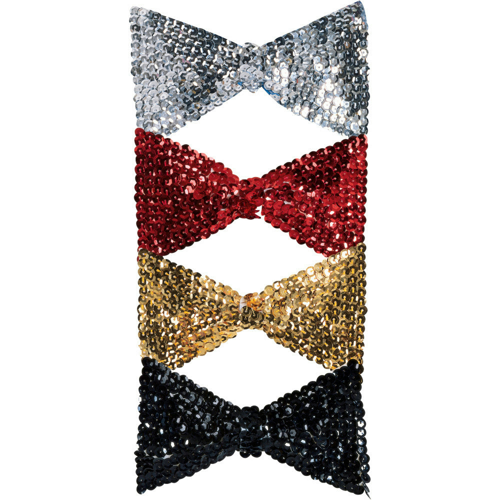 Rubies Black Sequin Bowtie by HalloweenStore.com