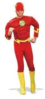 The Flash Muscle Chest Deluxe Adult Costume by HalloweenStore.com
