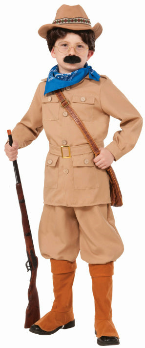 Theodore Teddy Roosevelt Boy's Costume Size Medium 8-10 by HalloweenStore.com