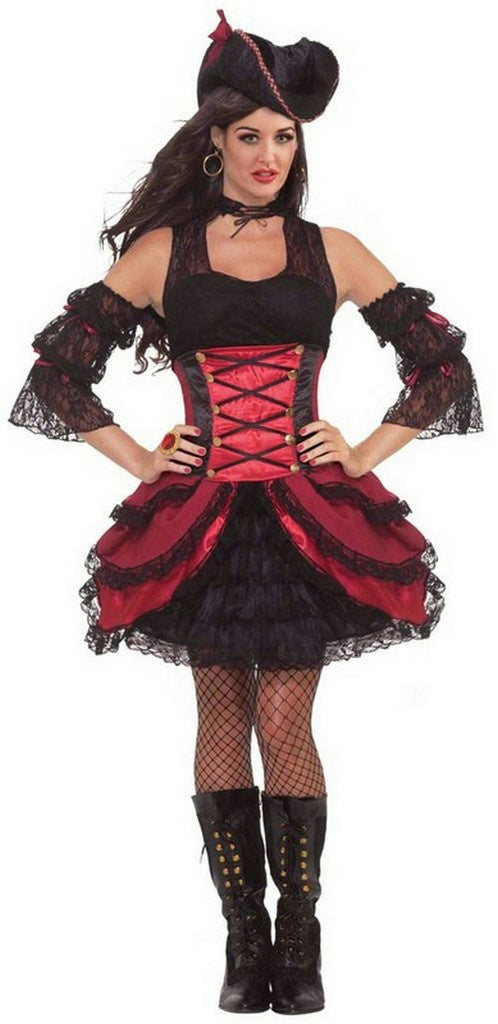 Women's Rogue Pirate Sexy Adult Costume by HalloweenStore.com