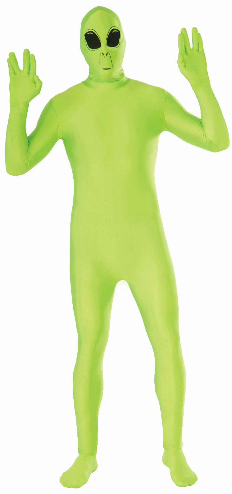 Green Alien Disappearing Man Suit Adult Costume Size Standard by HalloweenStore.com