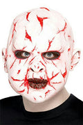 Smiffy's Men's Scar Face Cut Up Latex Overhead Mask by HalloweenStore.com