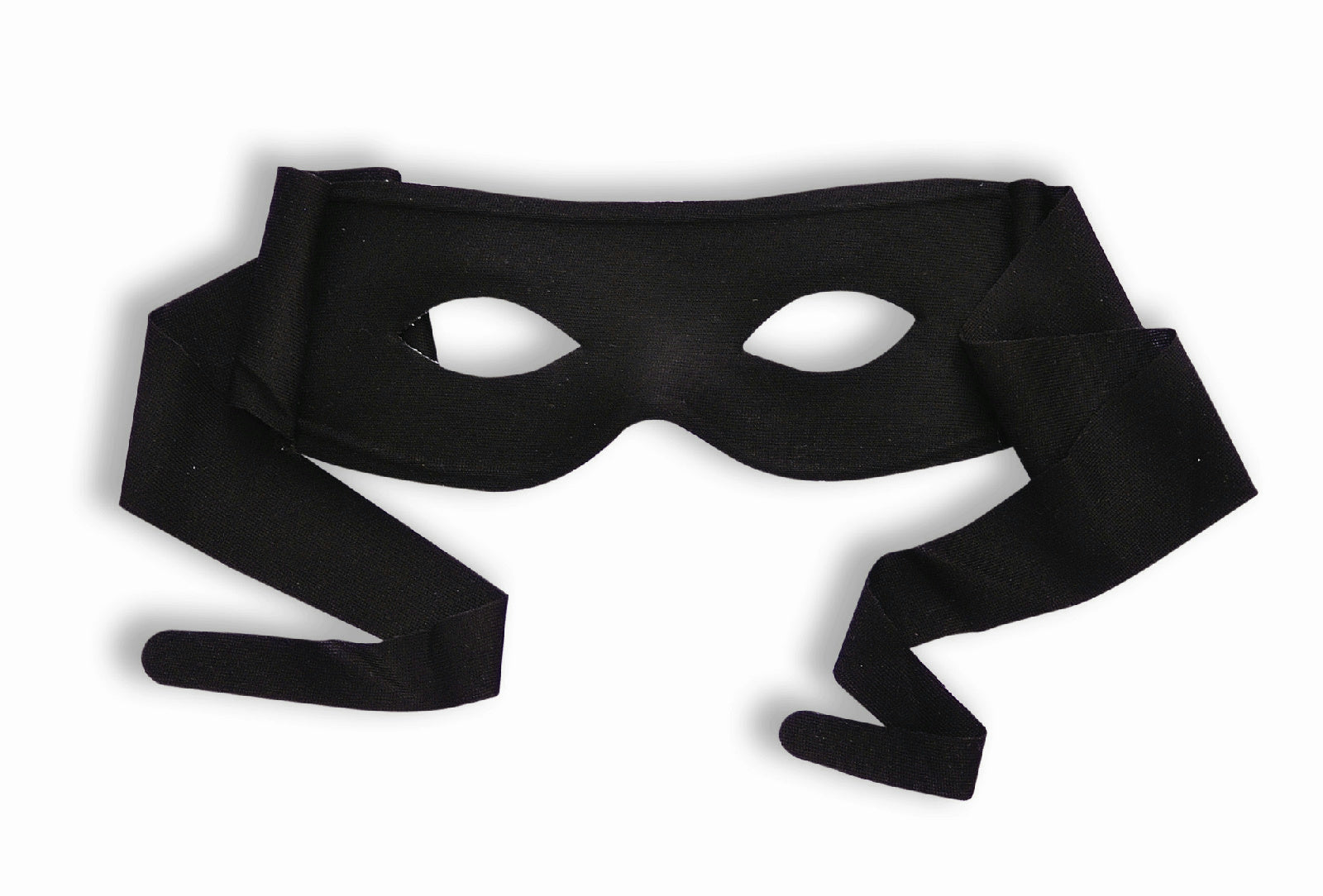 Mardi Gras Masquerade Black Bandit Super Hero Eye Mask Zorro by HalloweenStore.com