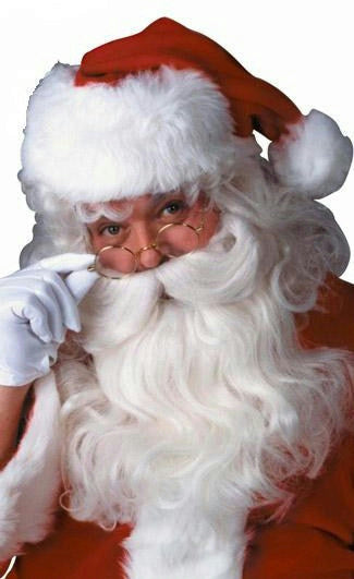 Forum Deluxe Santa Wig and Beard Set by HalloweenStore.com