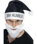 Bah Humbug Anti-Santa Claus Costume Kit Hat Beard and Glasses Set by HalloweenStore.com