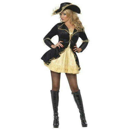 Smiffy's Women's Fever Swashbuckler Adult Costume Size Medium 10-12 by HalloweenStore.com