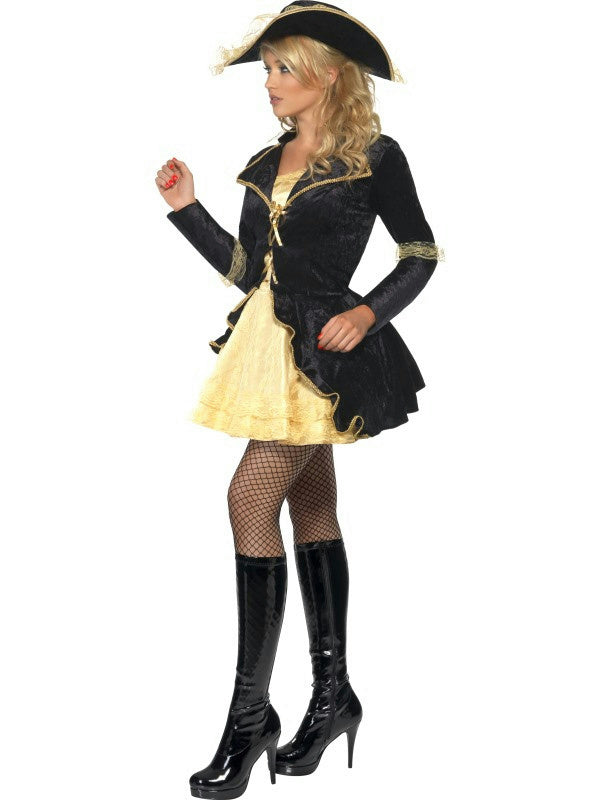 Smiffy's Women's Fever Swashbuckler Adult Costume Size Medium 10-12 by HalloweenStore.com