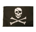 Jolly Roger Skull and Crossbones Pirate Flag by HalloweenStore.com