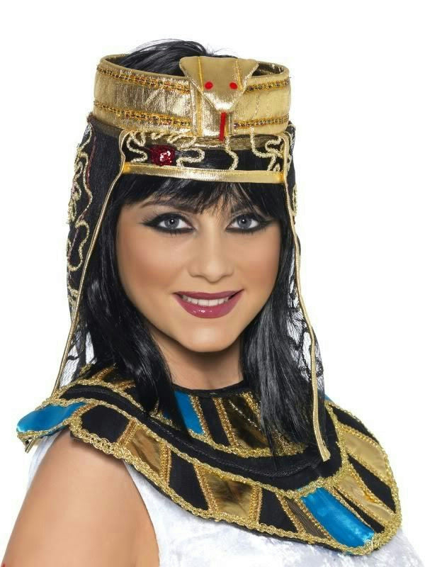 Smiffy's Women's Egyptian Headpiece With Snake Design by HalloweenStore.com
