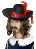 Smiffy's Men's Musketeer Costume Hat by HalloweenStore.com