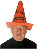 Novelty Caution Orange Traffic Cone Hat Viagra in Use Over The Hill Gag Gift by HalloweenStore.com