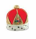 Plush Royal Imperial Queen's Crown Hat Dalmatian Trim by HalloweenStore.com