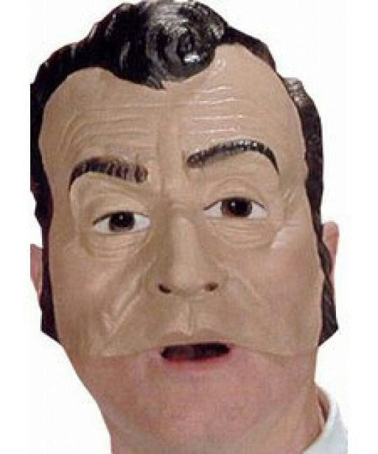Abraham Lincoln Half Mask Abe Costume Accessory by HalloweenStore.com