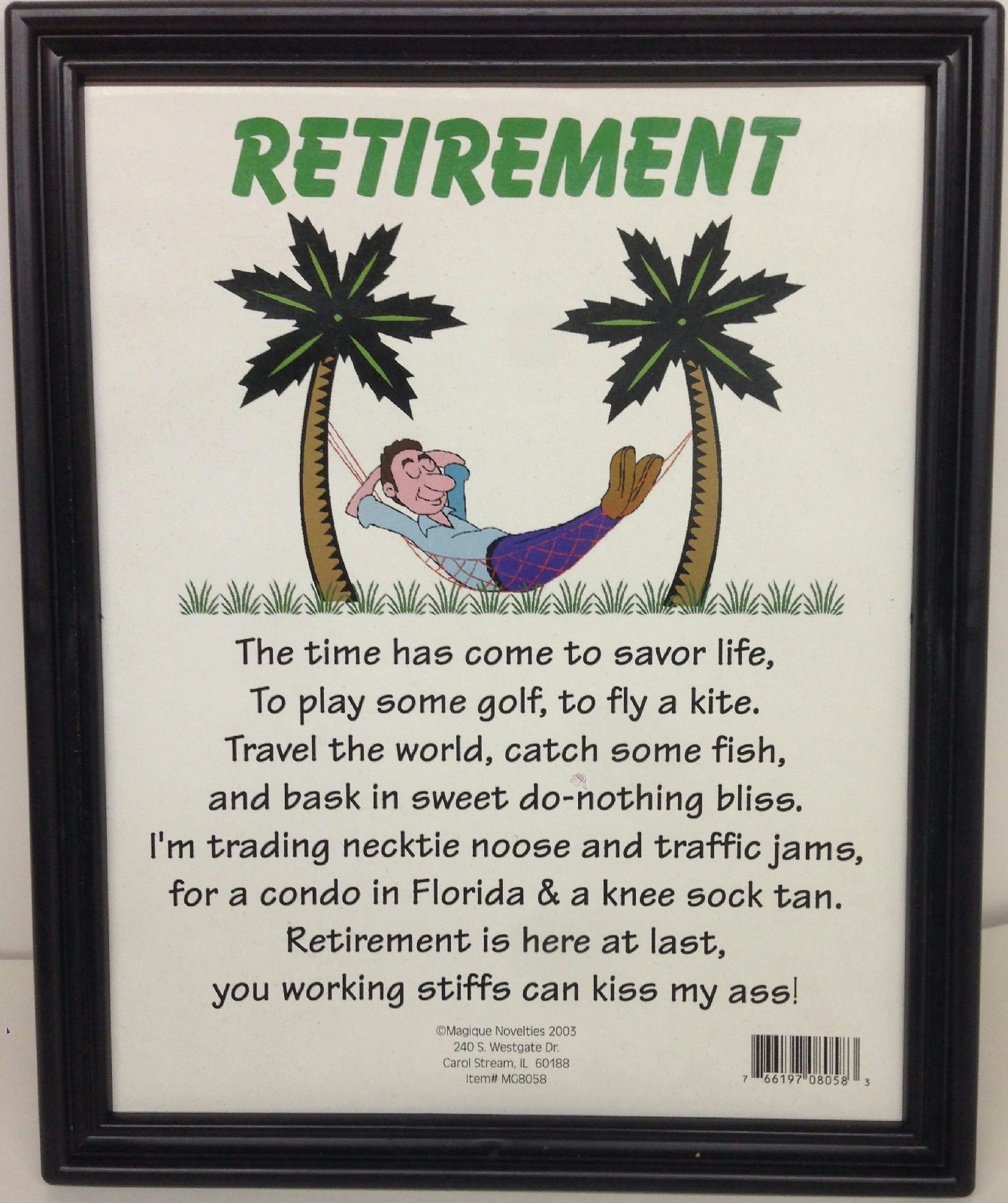 Retirement Over The Hill Gag Gift Sign by HalloweenStore.com