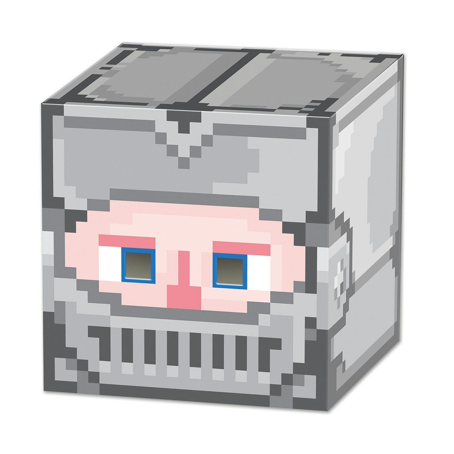 Knight 8-Bit Box Head 9'' x 9'' Mask by HalloweenStore.com