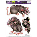 Peel 'N Place Rats Halloween Decoration Decal Cling Stickers by HalloweenStore.com