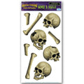Peel 'N Place Bones & Skulls Halloween Decoration Stickers by HalloweenStore.com