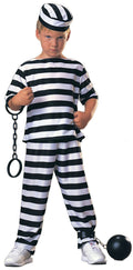 Child Prisoner Boy Costume Convict Child Costume Size Small by HalloweenStore.com