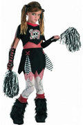 Cheerless Leader Girls Costume Size Large 10-12 by HalloweenStore.com