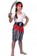 Pirate Girl Child Costume Dress Size Small 3-5 by HalloweenStore.com